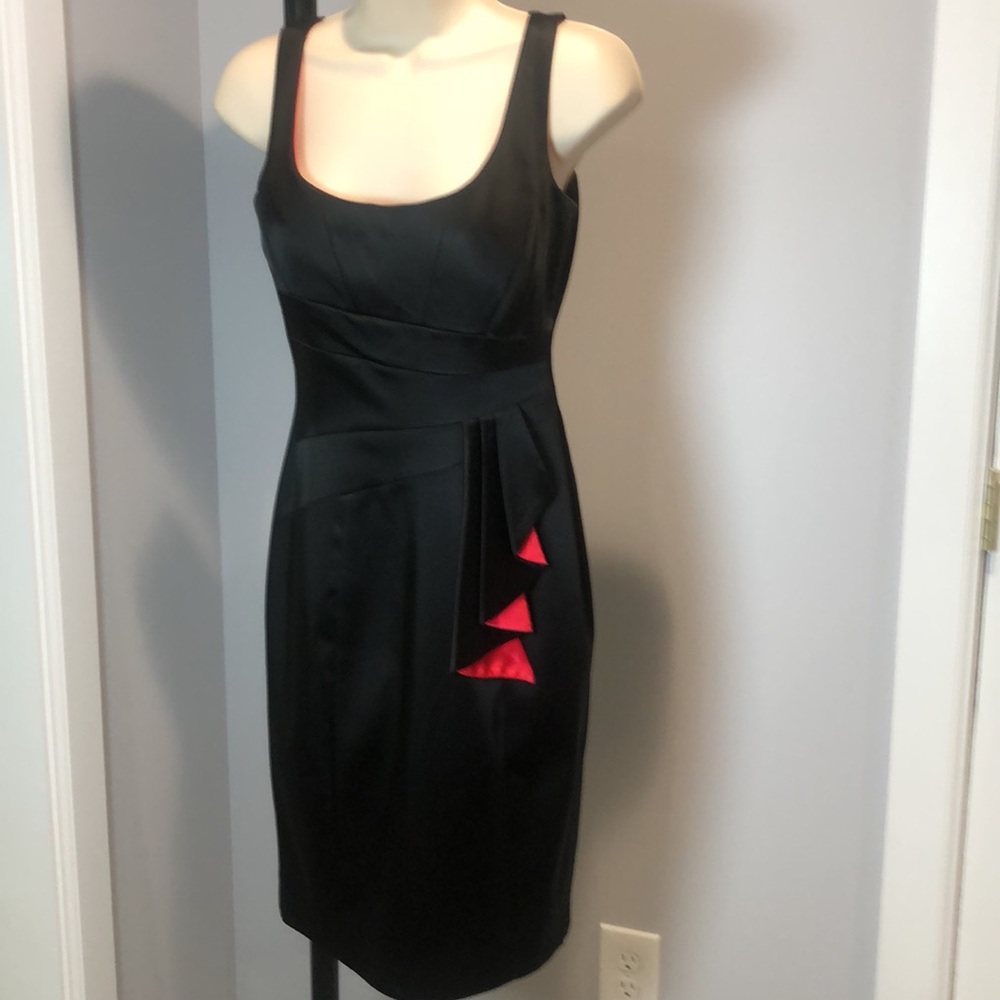 Gorgeous black pink Jax cocktail dress